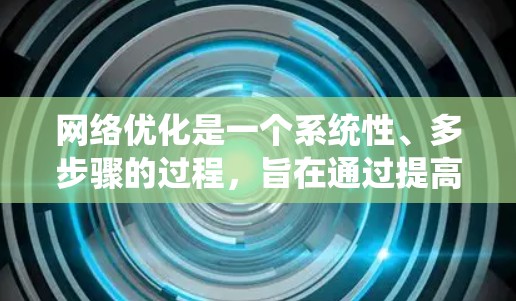 网络优化是一个系统性、多步骤的过程,旨在通过提高网站的SEO和用户体验来提升流量和用户满意度。以下是对网络优化的详细总结,涵盖从结构优化到用户体验优化的各个方面 网络优化是一个系统性、多步骤的过程,旨在通过提高网站的SEO和用户体验来提升流量和用户满意度。以下是对网络优化的详细总结,涵盖从结构优化到用户体验优化的各个方面