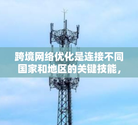 跨境网络优化是连接不同国家和地区的关键技能,涉及设备配置、流量管理、网络协议、设备转换等多个方面。以下是对该领域的一些总结和建议 跨境网络优化是连接不同国家和地区的关键技能,涉及设备配置、流量管理、网络协议、设备转换等多个方面。以下是对该领域的一些总结和建议