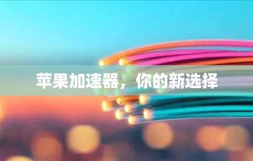苹果加速器,你的新选择 苹果加速器,你的新选择