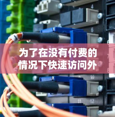 为了在没有付费的情况下快速访问外网资源,可以按照以下步骤进行 为了在没有付费的情况下快速访问外网资源,可以按照以下步骤进行