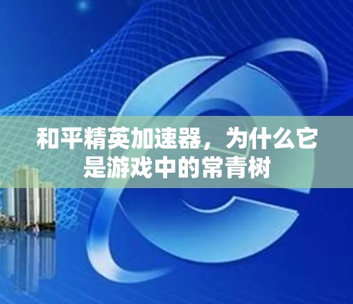 和平精英加速器,为什么它是游戏中的常青树 和平精英加速器,为什么它是游戏中的常青树