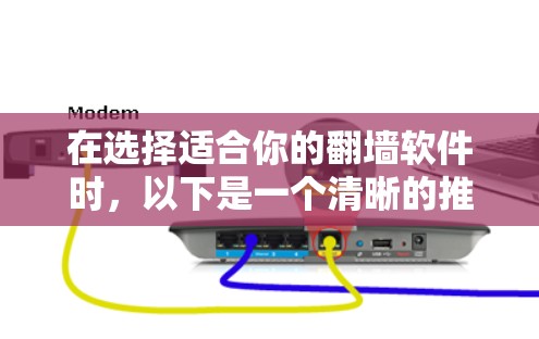 在选择适合你的翻墙软件时,以下是一个清晰的推荐和策略 在选择适合你的翻墙软件时,以下是一个清晰的推荐和策略