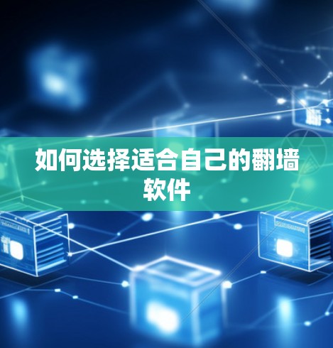 如何选择适合自己的翻墙软件 如何选择适合自己的翻墙软件