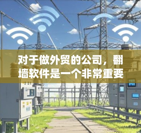 对于做外贸的公司,翻墙软件是一个非常重要的工具。翻墙软件可以帮助您访问国际网站、平台或设备,避免被 country wall 或 similar 网站的过滤。以下是几种常用的外贸翻墙软件推荐 对于做外贸的公司,翻墙软件是一个非常重要的工具。翻墙软件可以帮助您访问国际网站、平台或设备,避免被 country wall 或 similar 网站的过滤。以下是几种常用的外贸翻墙软件推荐