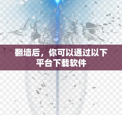 翻墙后,你可以通过以下平台下载软件 翻墙后,你可以通过以下平台下载软件