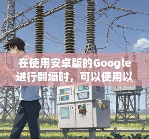 在使用安卓版的Google进行翻墙时,可以使用以下工具 在使用安卓版的Google进行翻墙时,可以使用以下工具