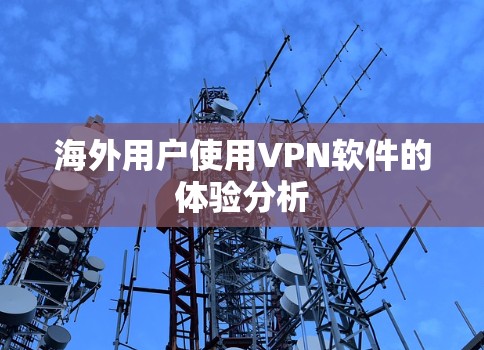 海外用户使用VPN软件的体验分析