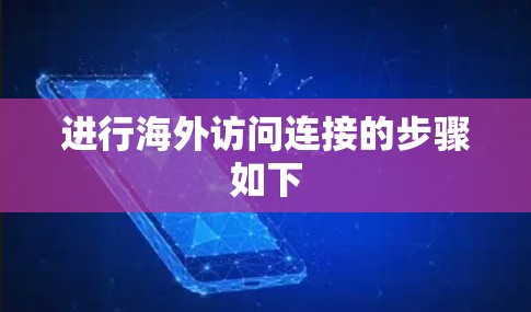 进行海外访问连接的步骤如下