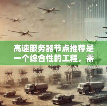 高速服务器节点推荐是一个综合性的工程,需要从多个方面进行考虑。以下是详细的建议 高速服务器节点推荐是一个综合性的工程,需要从多个方面进行考虑。以下是详细的建议