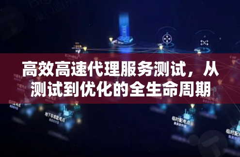 高效高速代理服务测试,从测试到优化的全生命周期管理 高效高速代理服务测试,从测试到优化的全生命周期管理