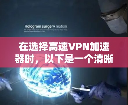 在选择高速VPN加速器时,以下是一个清晰的指南,帮助您做出合适的选择 在选择高速VPN加速器时,以下是一个清晰的指南,帮助您做出合适的选择