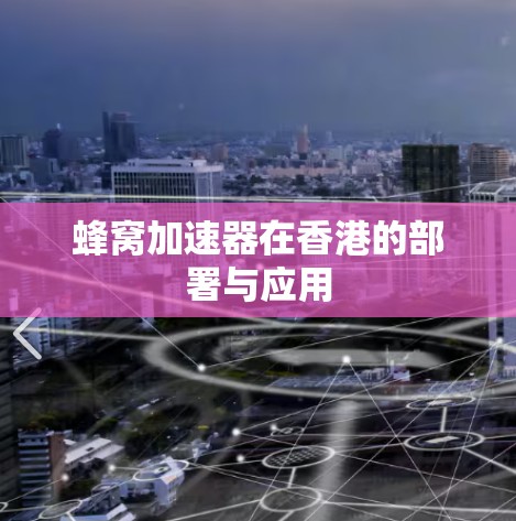 蜂窝加速器在香港的部署与应用 蜂窝加速器在香港的部署与应用