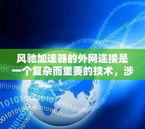 风驰加速器的外网连接是一个复杂而重要的技术，涉及到多个部件的整合和通信。以下是对外网连接的详细分析