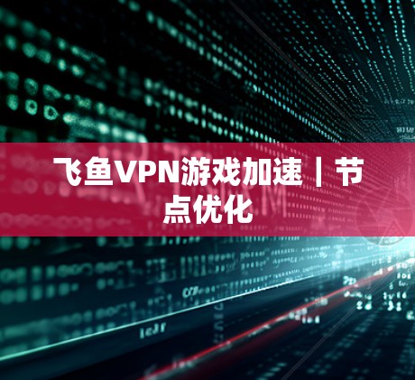 飞鱼VPN游戏加速|节点优化 飞鱼VPN游戏加速|节点优化