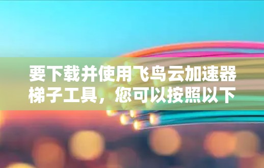 要下载并使用飞鸟云加速器梯子工具，您可以按照以下步骤进行