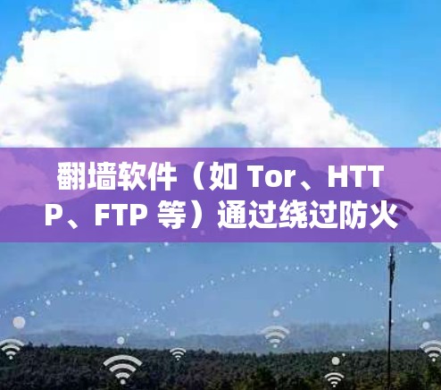 翻墙软件（如 Tor、HTTP、FTP 等）通过绕过防火墙来提供访问，但其网络线路的优化对于用户的影响非常大。以下是一些优化翻墙软件线路的方法
