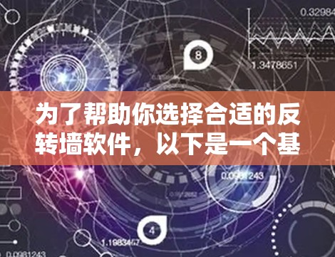 为了帮助你选择合适的反转墙软件,以下是一个基于以上分析的推荐列表,涵盖功能、安全性和用户体验等方面 为了帮助你选择合适的反转墙软件,以下是一个基于以上分析的推荐列表,涵盖功能、安全性和用户体验等方面