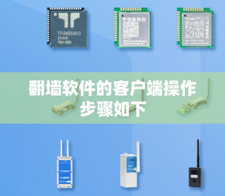 翻墙软件的客户端操作步骤如下
