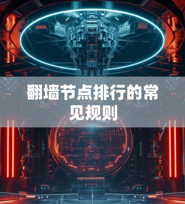 翻墙节点排行的常见规则 翻墙节点排行的常见规则