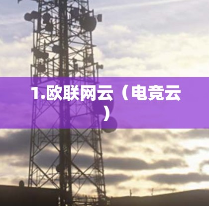 1.欧联网云（电竞云）