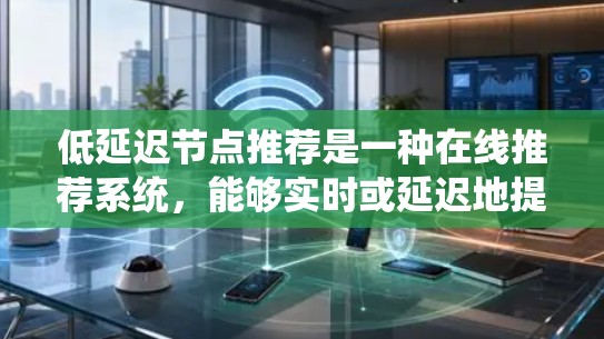 低延迟节点推荐是一种在线推荐系统,能够实时或延迟地提供推荐,而不需要用户立即查看内容。这种推荐方式对用户具有以下好处 低延迟节点推荐是一种在线推荐系统,能够实时或延迟地提供推荐,而不需要用户立即查看内容。这种推荐方式对用户具有以下好处