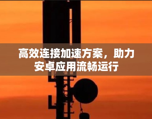 高效连接加速方案,助力安卓应用流畅运行 高效连接加速方案,助力安卓应用流畅运行