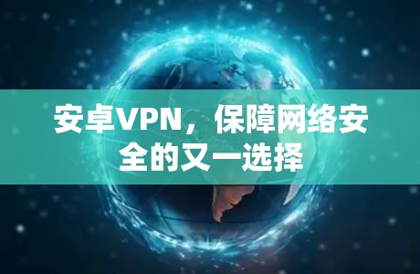 安卓VPN,保障网络安全的又一选择 安卓VPN,保障网络安全的又一选择